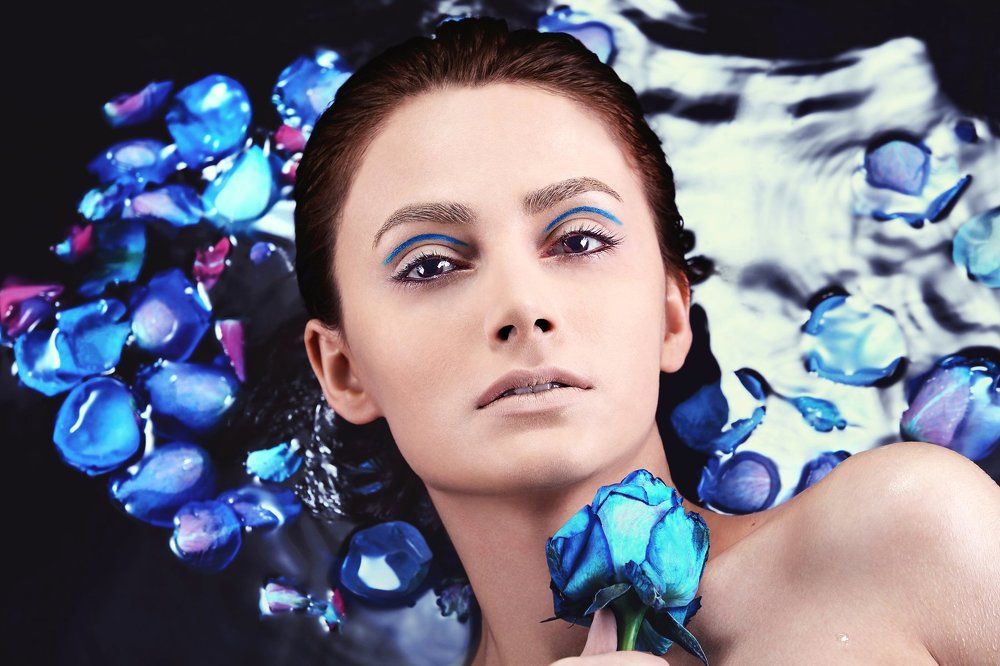 Water And Color "BLUE"