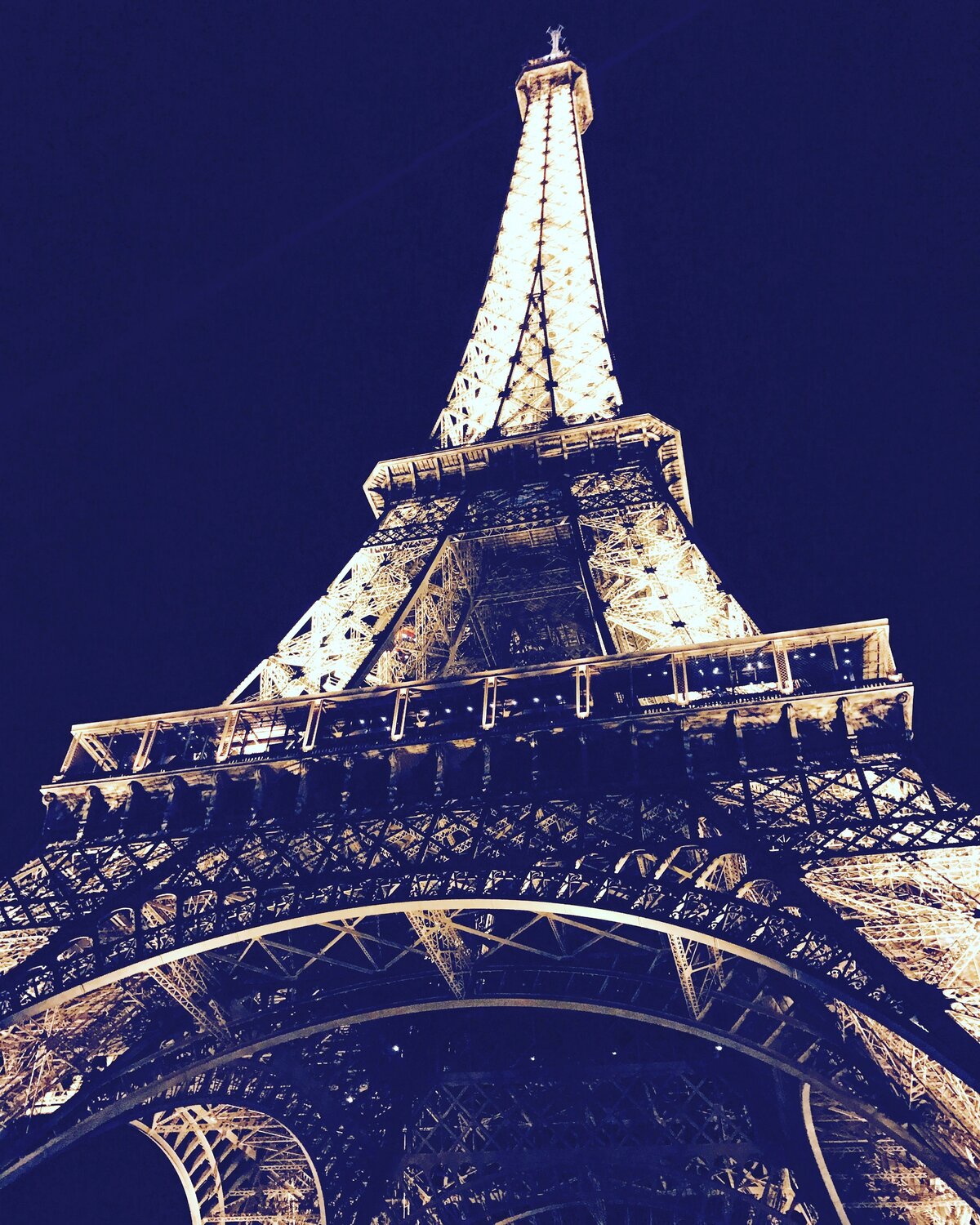 Effiel tower at night