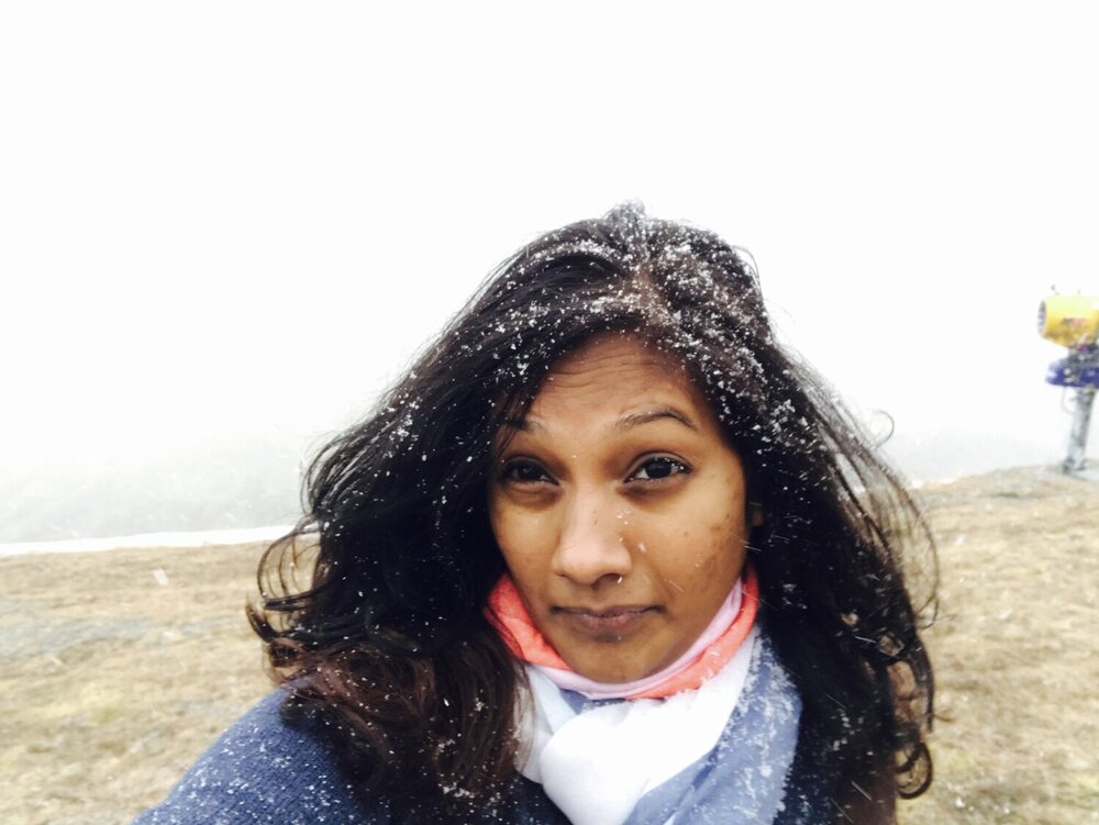 Drenching in snow