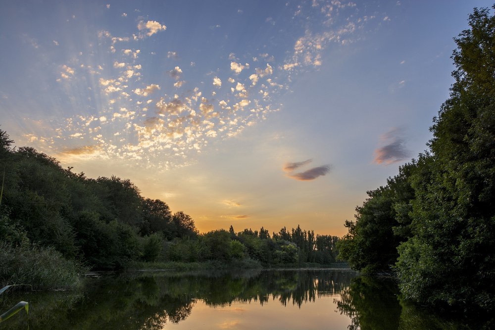 Вечерняя тишина.