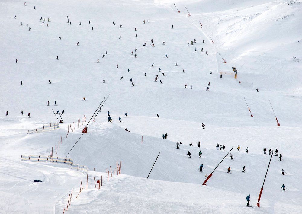 crowded alps