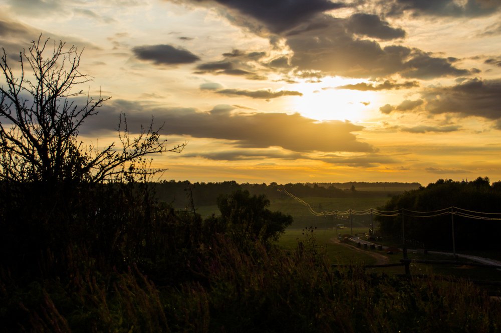 На закате дня...