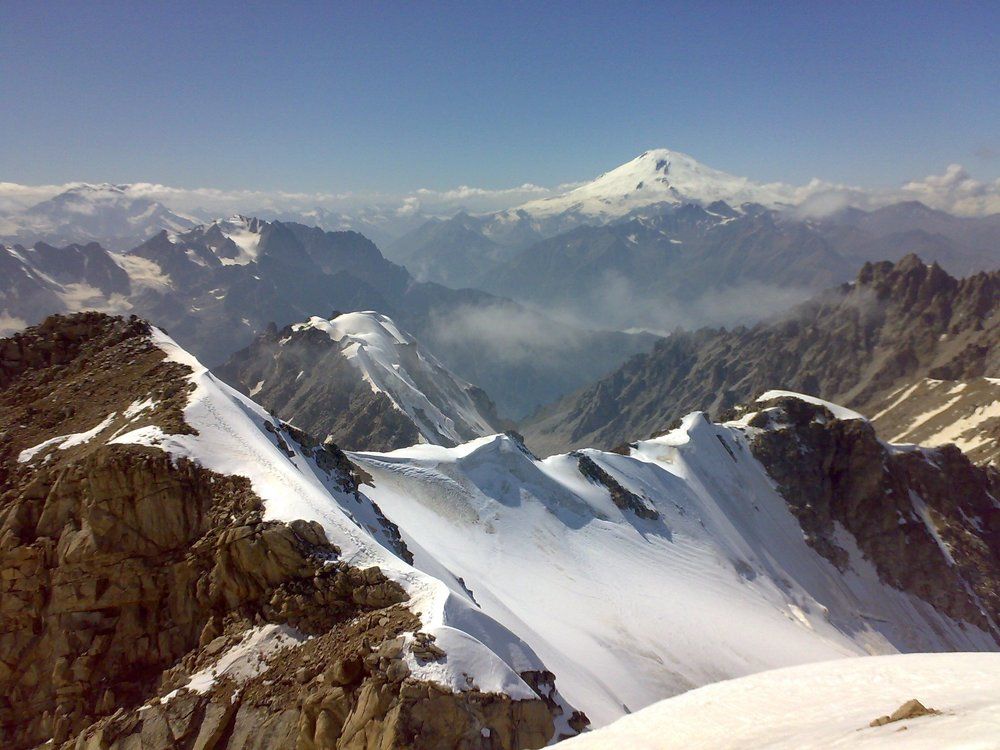 Горы Кавказа.