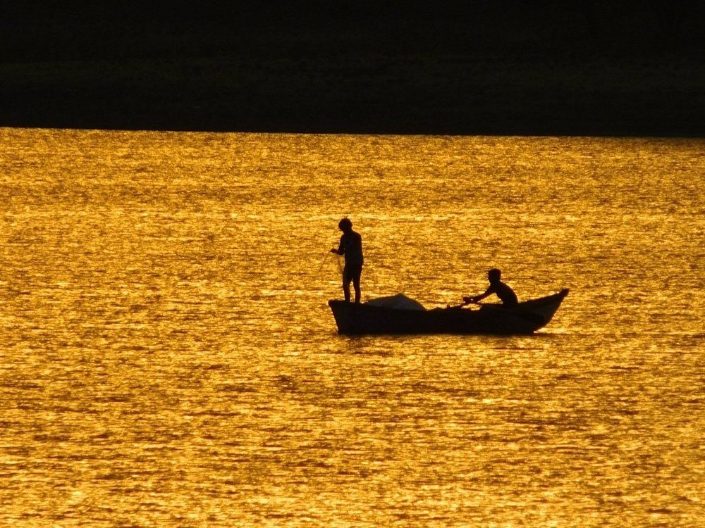 Golden water