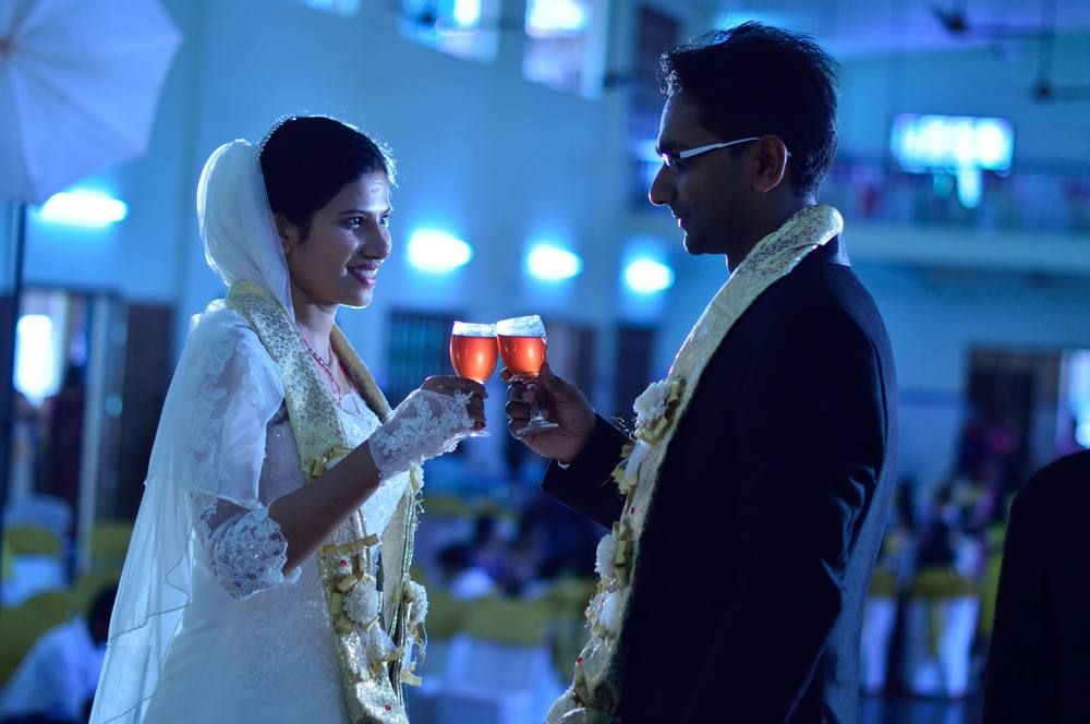 Couple and the first wine