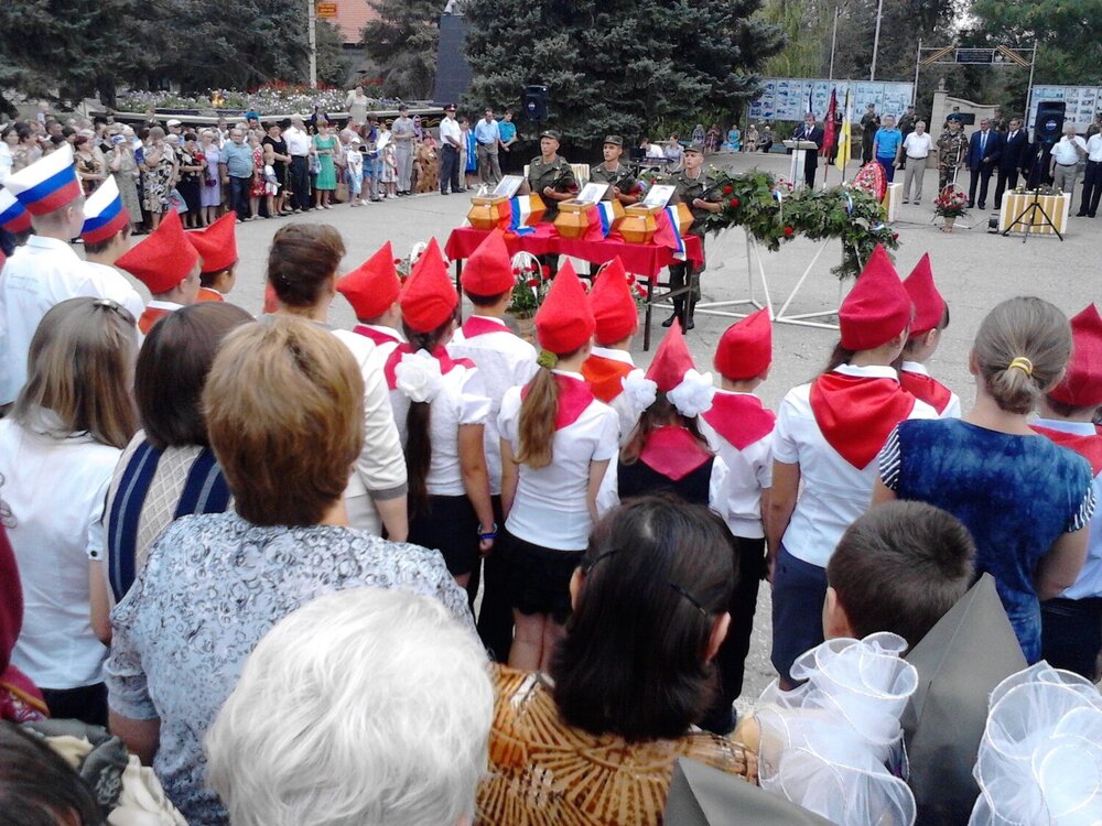 Перезахоронение солдат ВОВ
