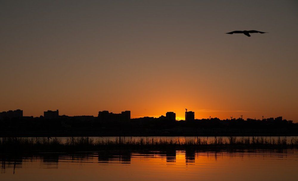 Закат на набережной