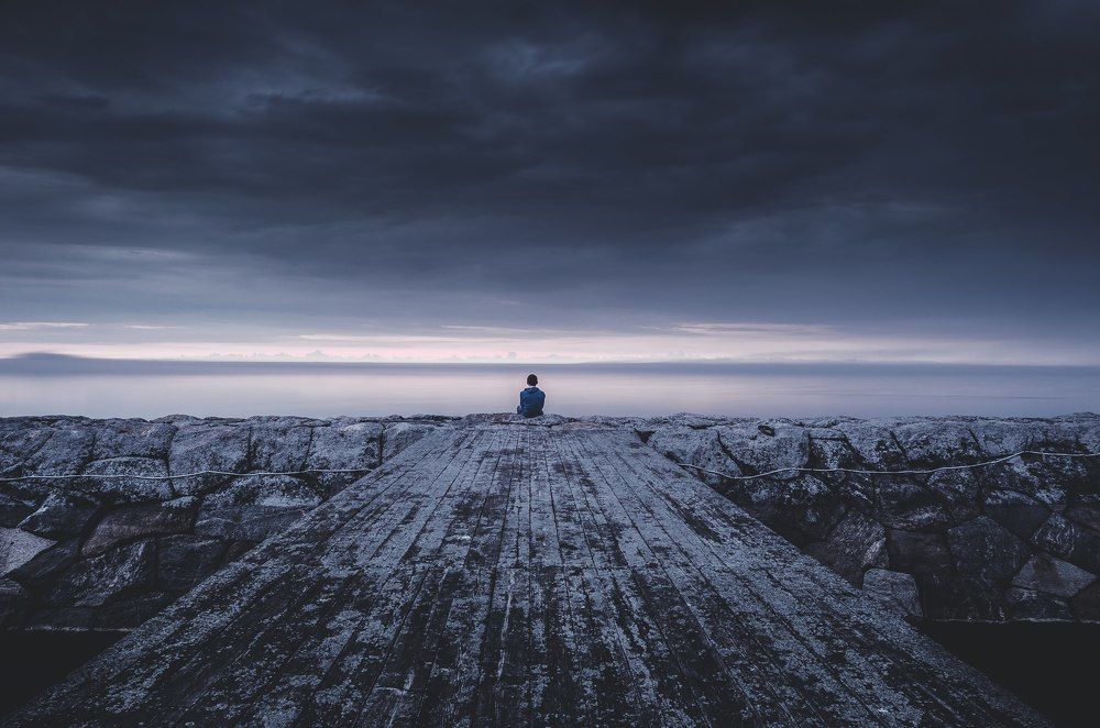 На берегу Ладожского озера