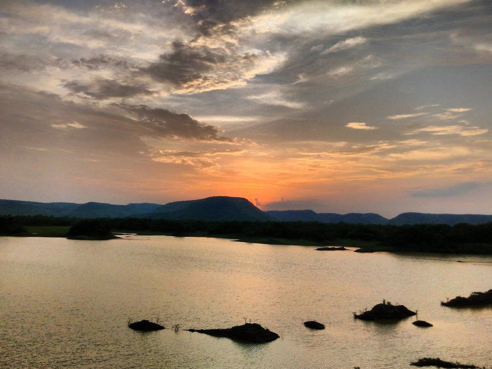 Most beautiful sunset of ranthambhore national park