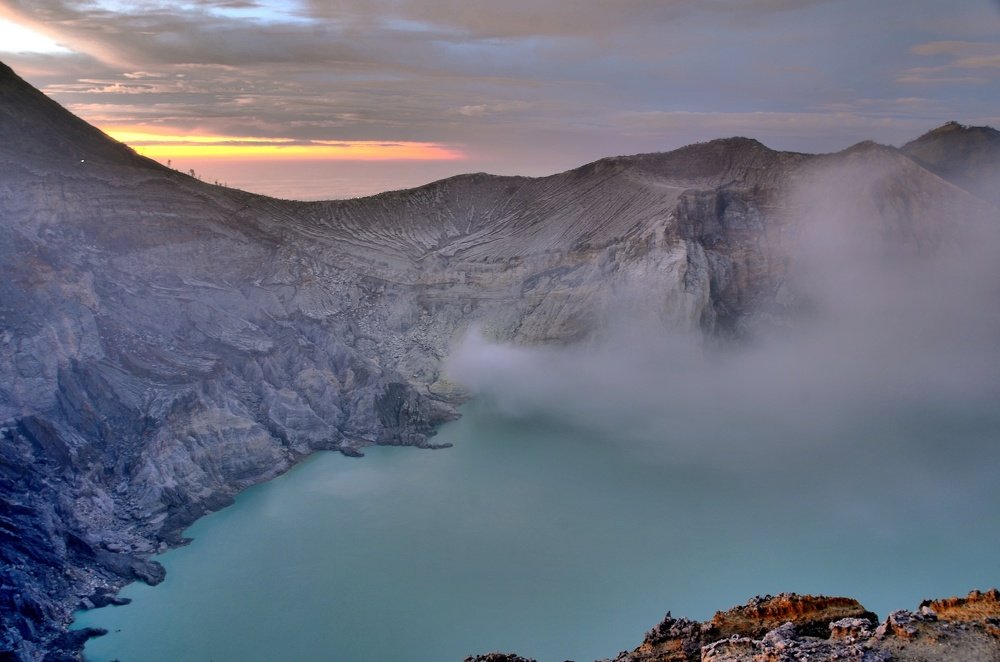 Kawah ijen landscape
