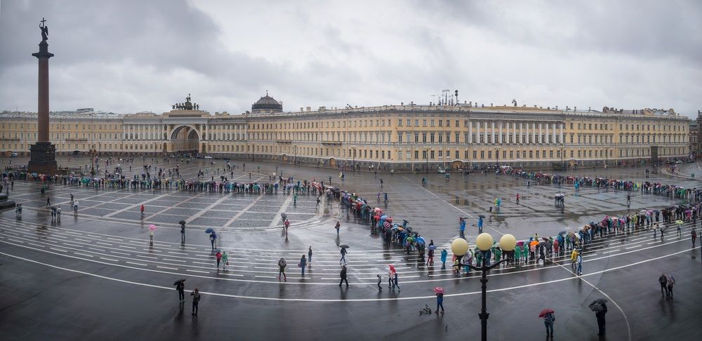 Очередь в Эрмитаж