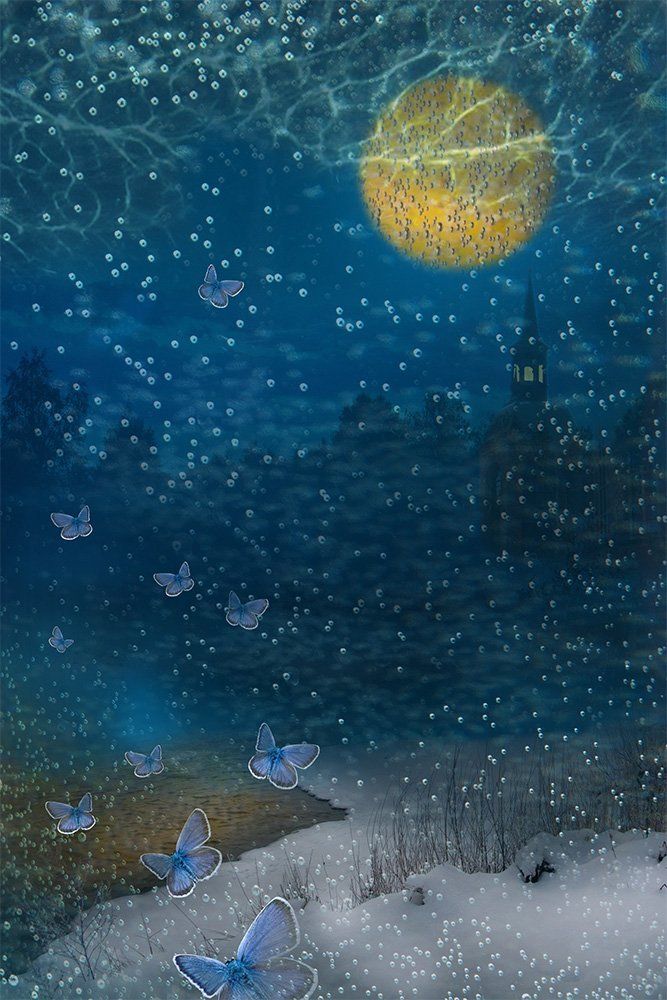 Фантазия с бабочками