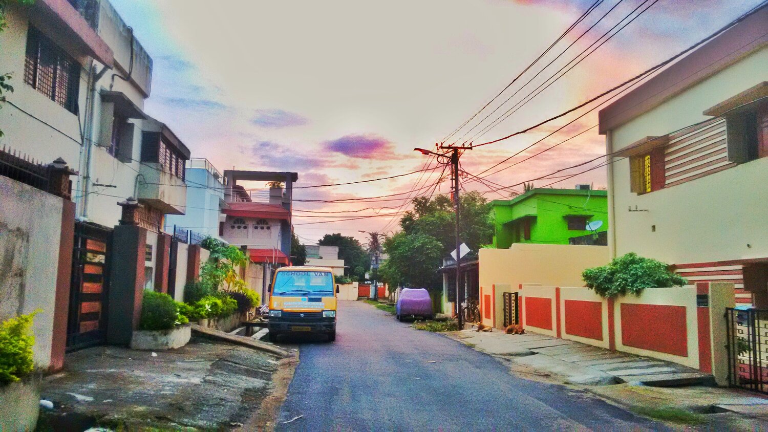 colorful evening