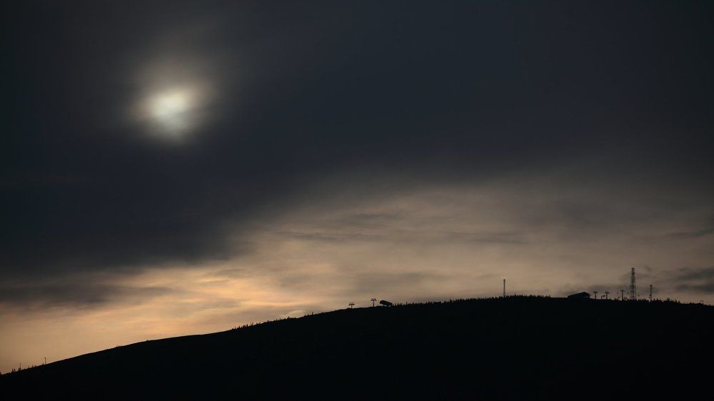 "негламурный" закат