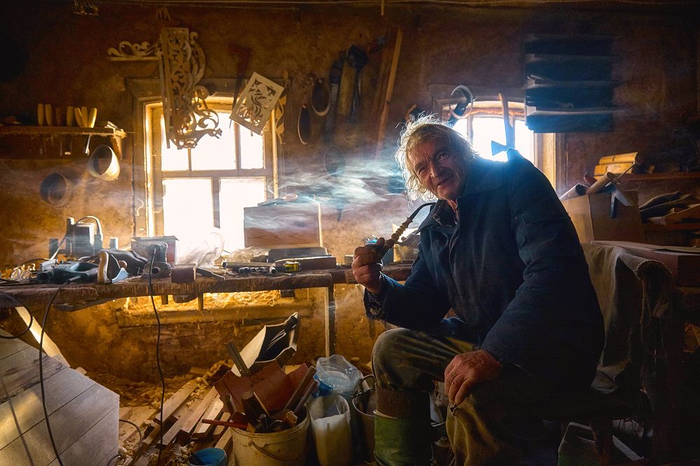 В кладовой у столяра