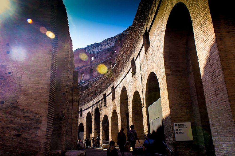 Path to remember Roman Empire-Colosseum