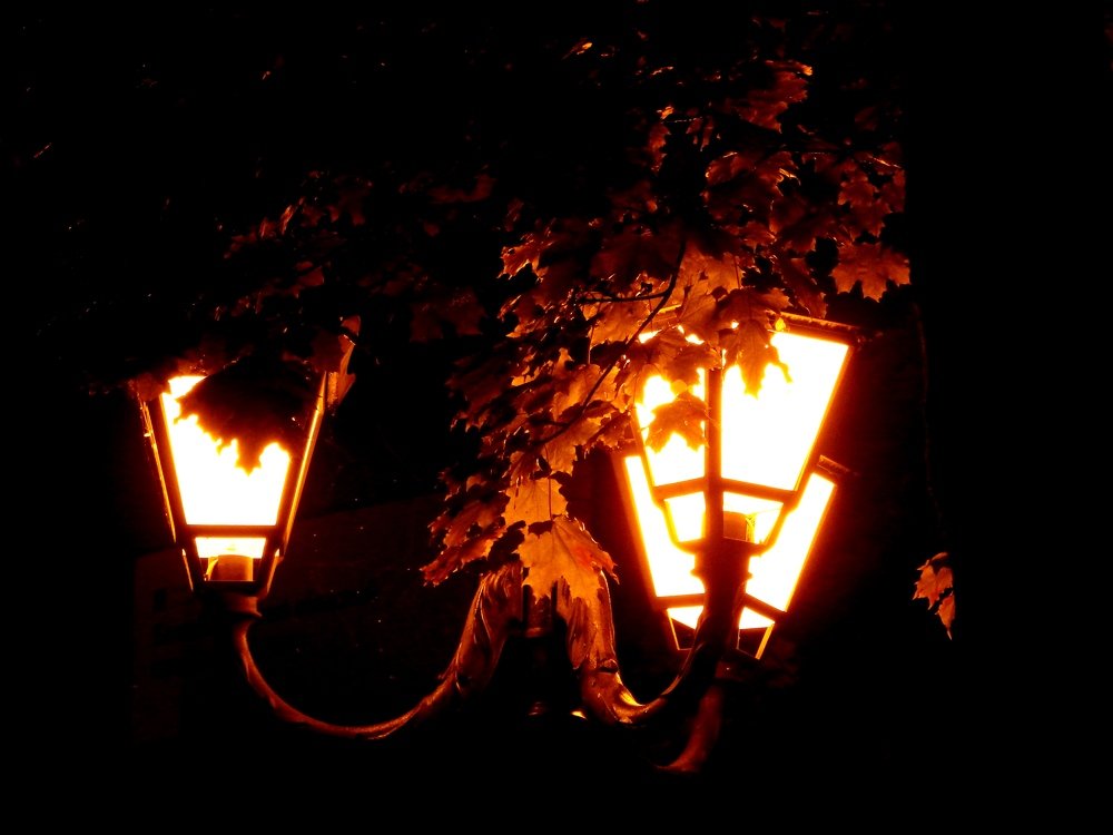 Ночь, улица, фонарь