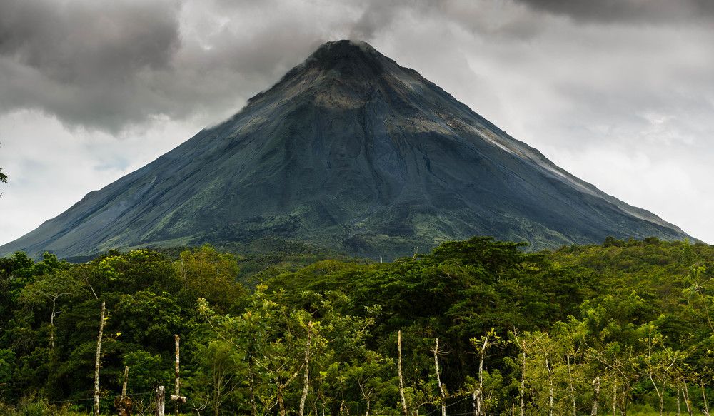 Вулкан Ареналь. Коста-Рика.