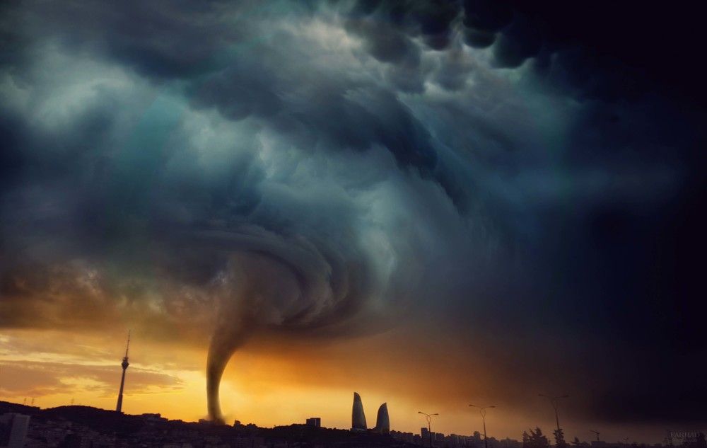 Sunset Tornado