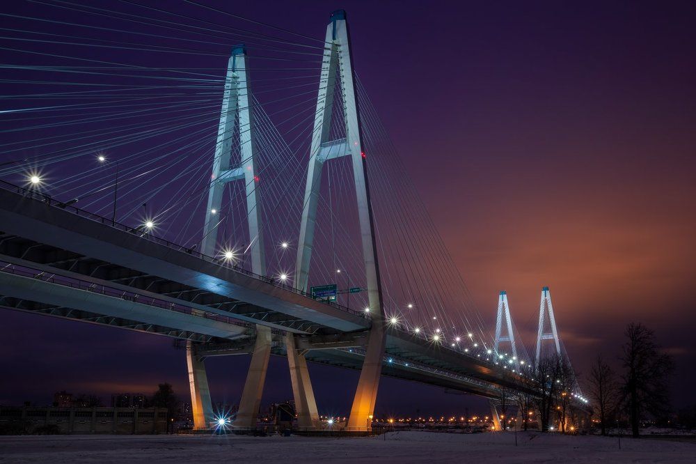 Ночные огни Вантового