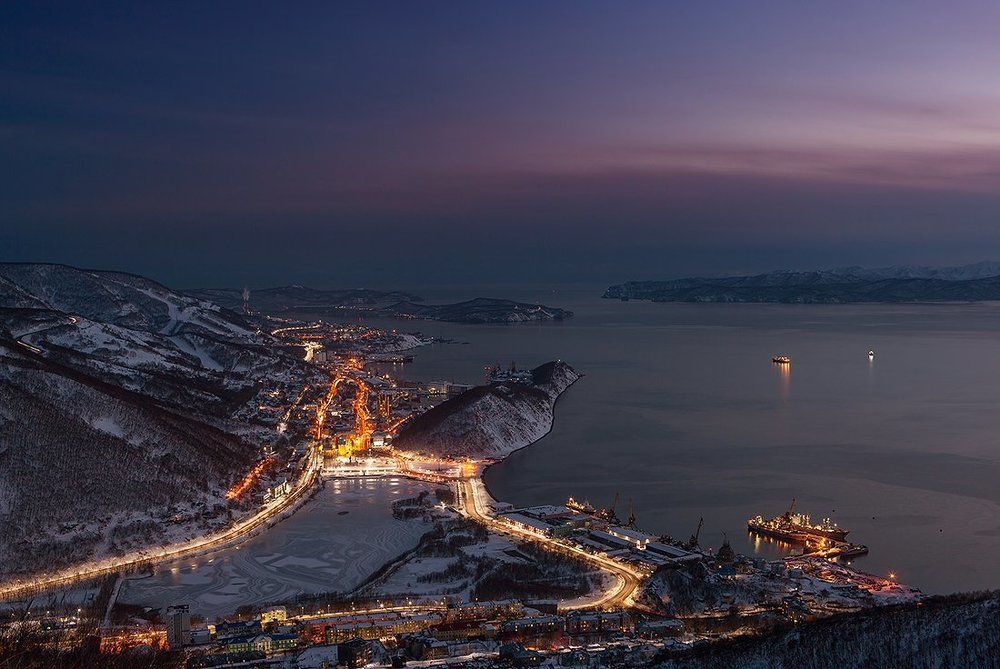 Вечерний Петропавловск-Камчатский