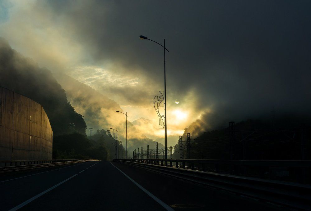 По дороге в горы