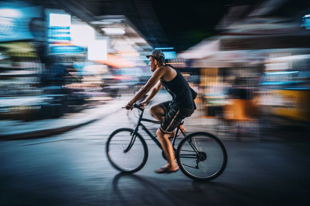 Hurrying for something