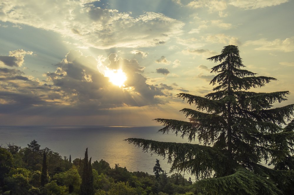 Рассвет над морем