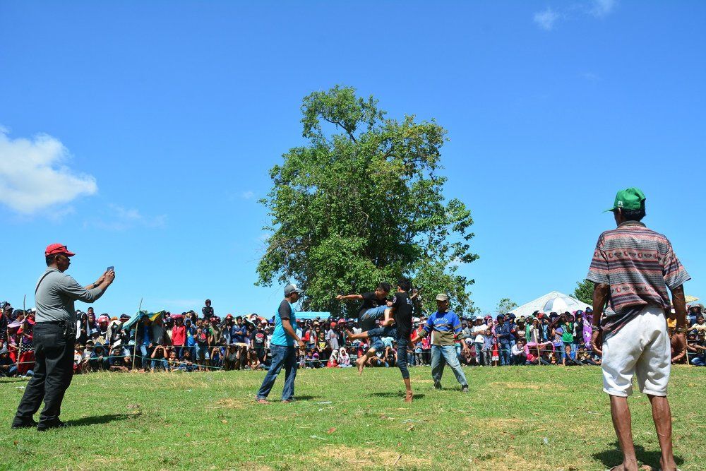 FOLK GAME IN SOUTH SULAWESI ISLAND