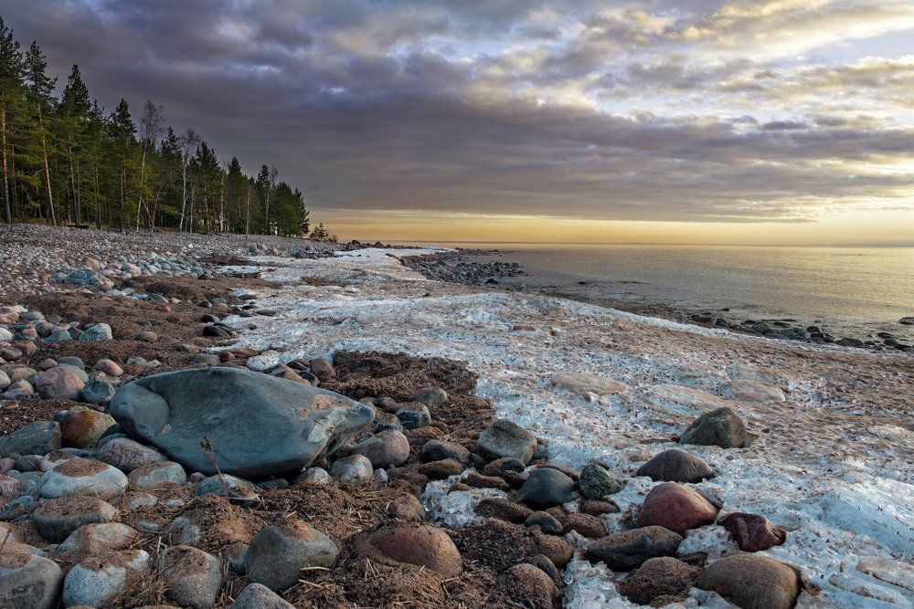 Рассвет на Ладоге