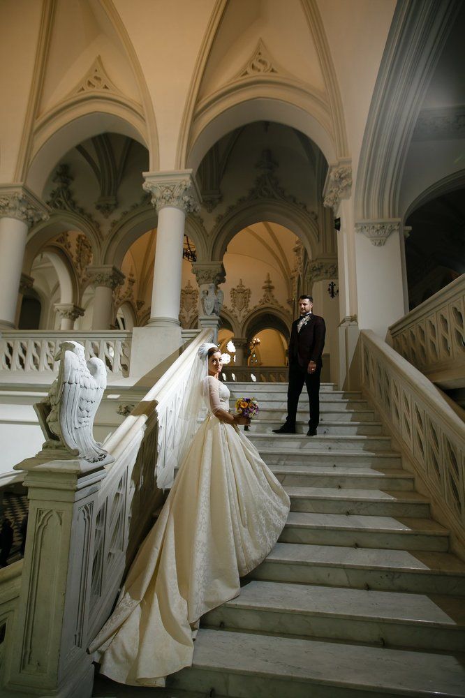 Bride and Groom at the Palace