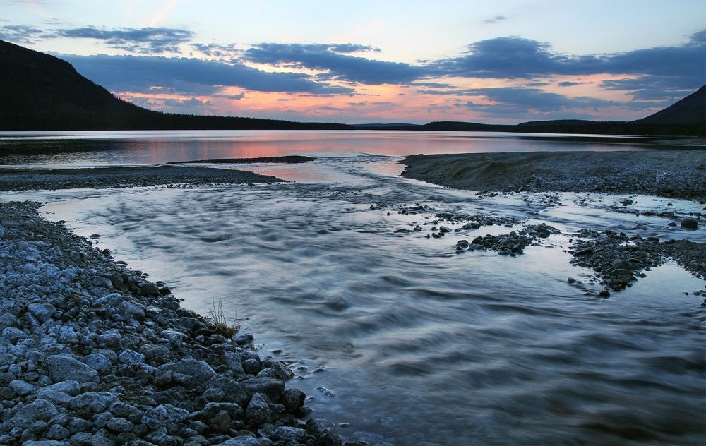 Хибины. Устье реки Лявойок