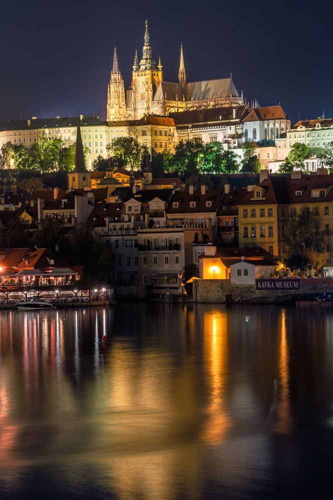Prague by night