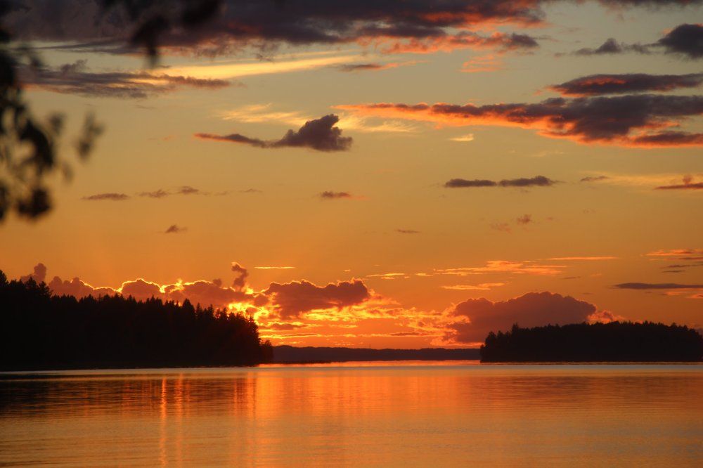 Вечернее Сямозеро.Карелия.