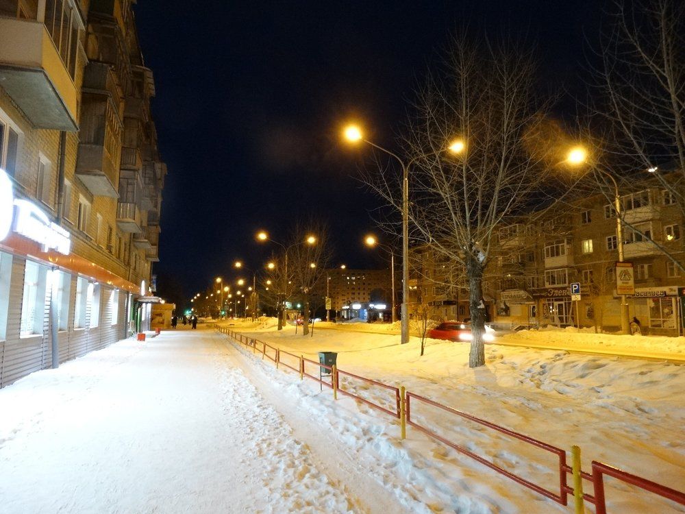 Город просыпается