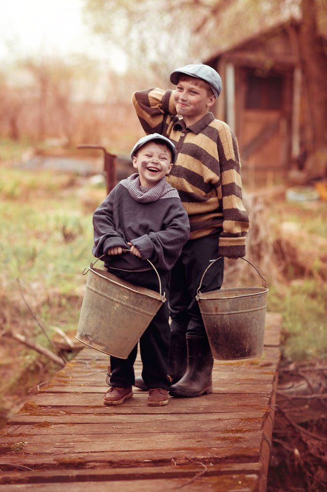 За червями...