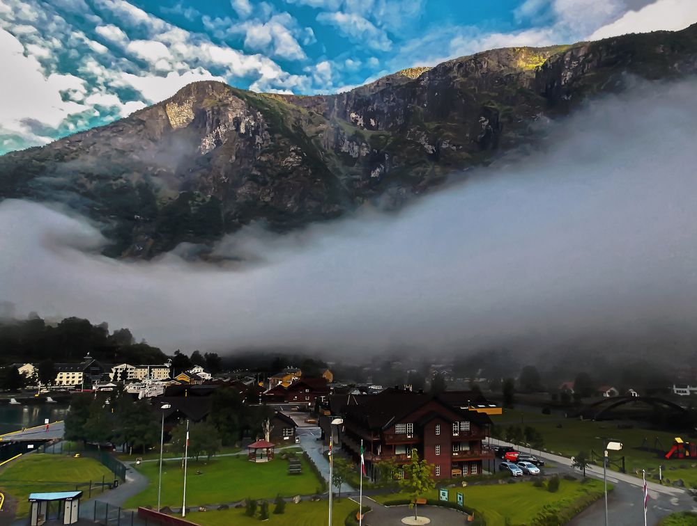 Город Флом. Норвегия.