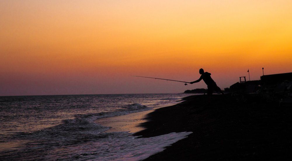 Рыбалка на закате