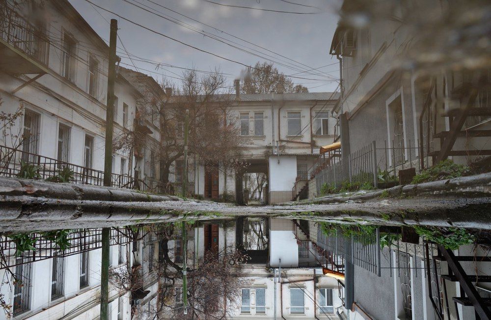 После дождя Симферополь превращается в Венецию.