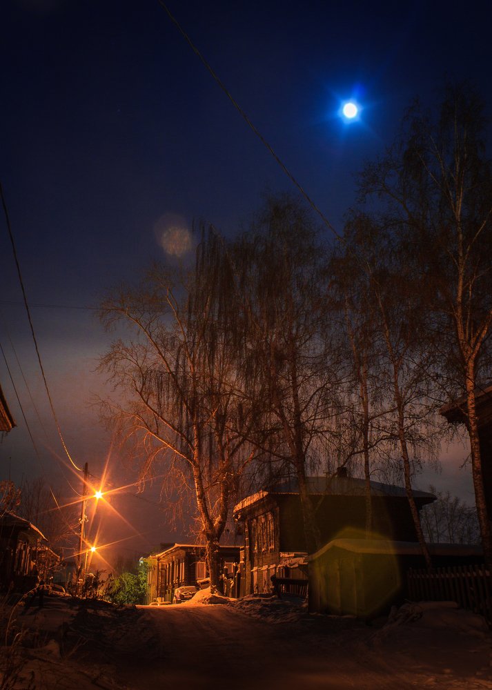 Морозная ночь в Старом Городе