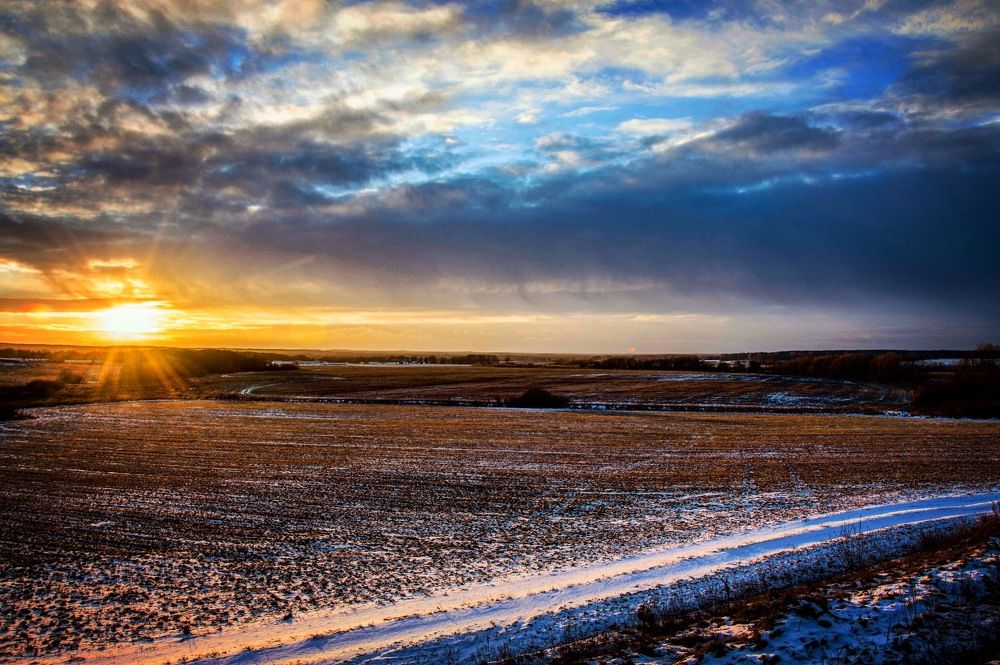 Зимний закат