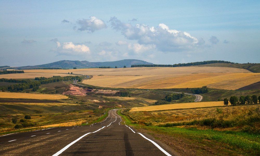 Дорога осенняя