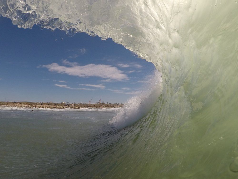 Incide the wave