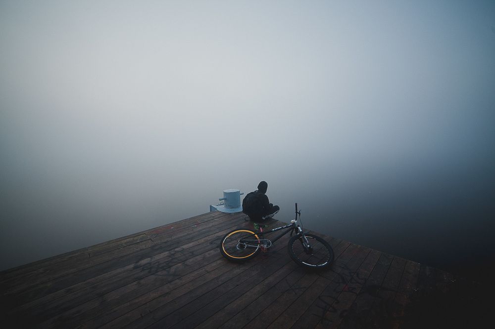 Туман на пристани