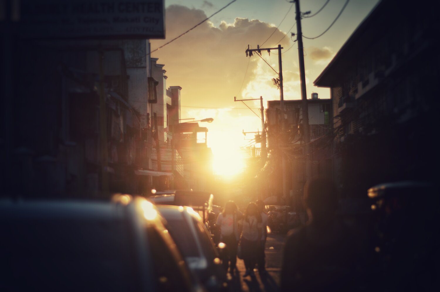 Sun dusk