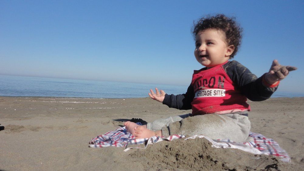 The first experience seeing the sea