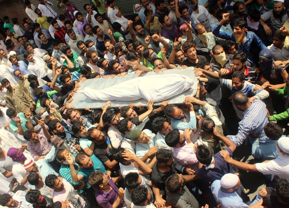 21-year-old killed by pellets,