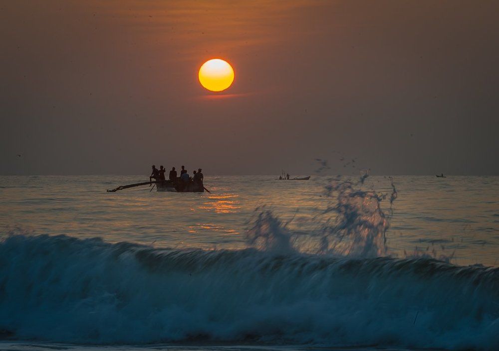 fishermen at dawn