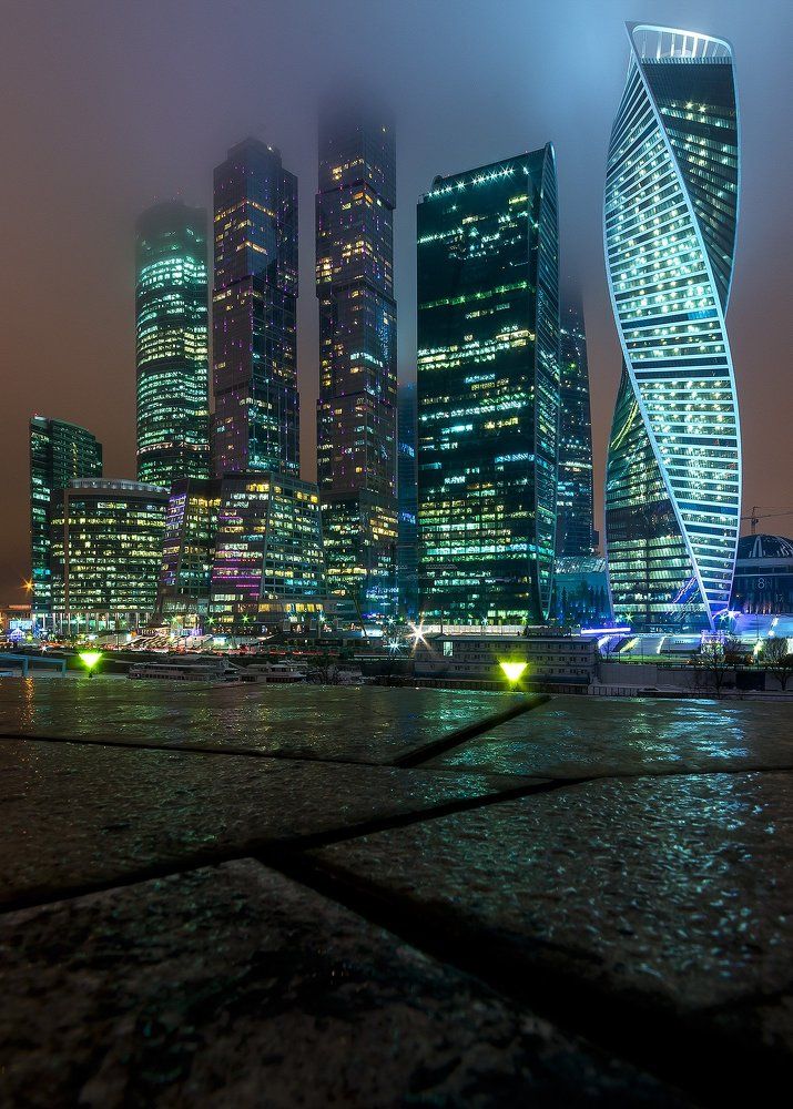 Москва-сити с разных сторон.