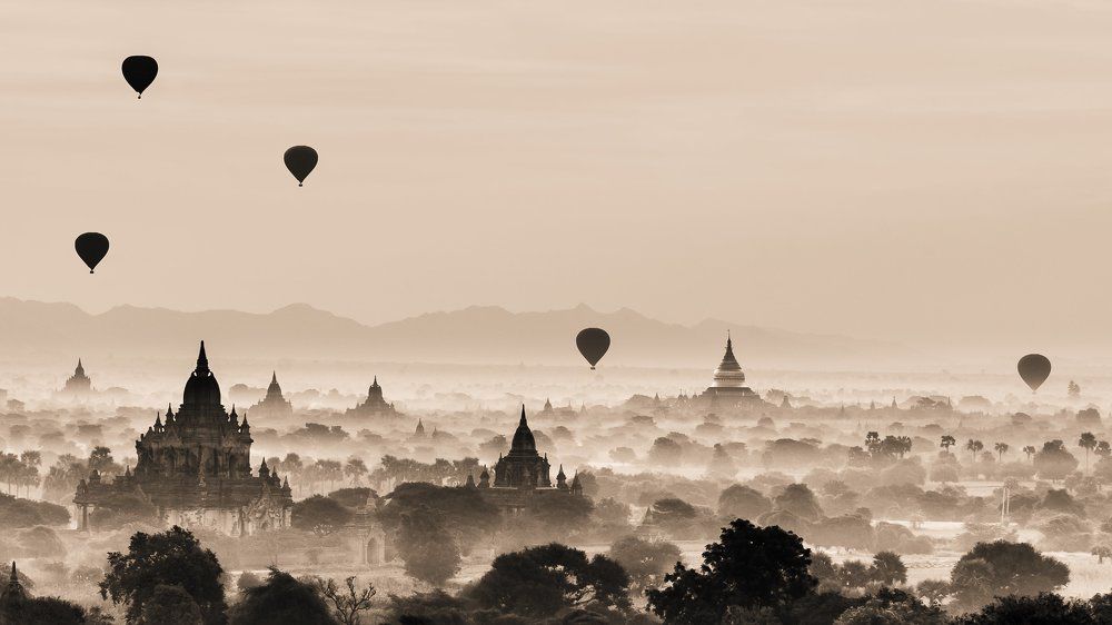 Утро Багана